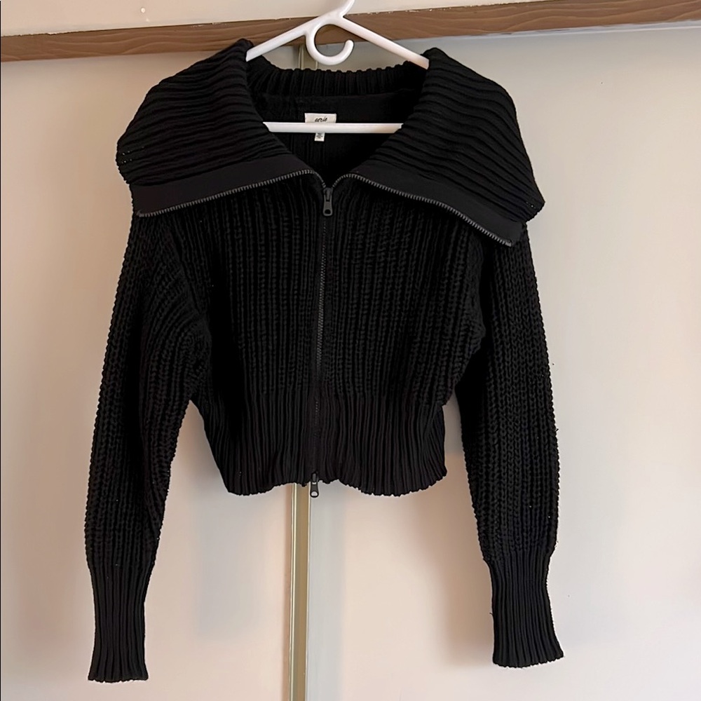 Aerie Double Zip Cardigan